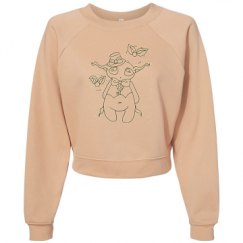 Women's Raglan Pullover Fleece