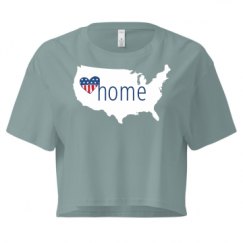 Ladies Festival Cali Crop Top Tee