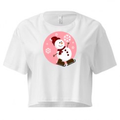 Ladies Festival Cali Crop Top Tee