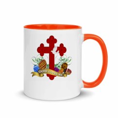 11oz Ceramic Mug with Color Inside