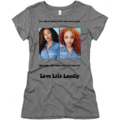 Ladies Slim Fit Super Soft Triblend Tee