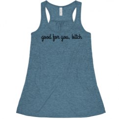 Ladies Flowy Racerback Tank