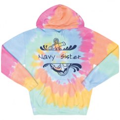 Unisex Tie-Dye Fleece Hoodie