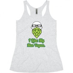 Ladies Slim Fit Super Soft Racerback Triblend Tank