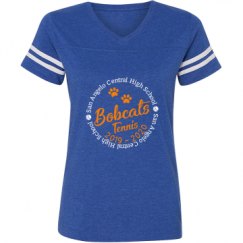 Ladies Relaxed Fit Vintage Sports Tee