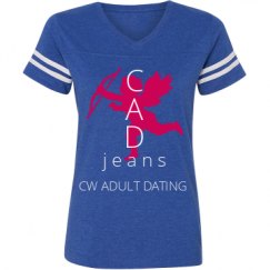 Ladies Relaxed Fit Vintage Sports Tee