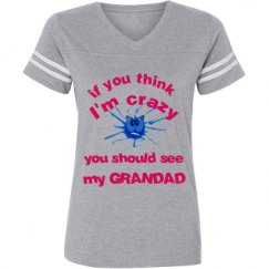 Ladies Relaxed Fit Vintage Sports Tee