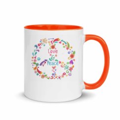 11oz Ceramic Mug with Color Inside