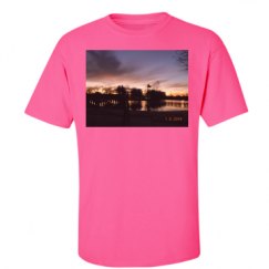 Unisex Ultra Cotton Safety Neon Crewneck Tee