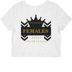 Ladies Slim Fit Crop Top Tee