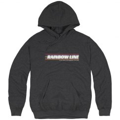 rainbow line hoodie