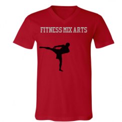 Unisex V-Neck Jersey Tee