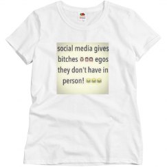 Social media tee