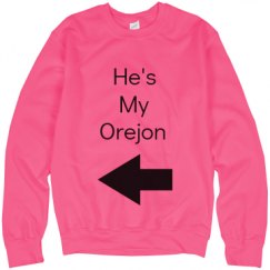 Unisex Neon Crewneck Sweatshirt