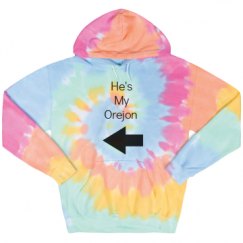 Unisex Tie-Dye Fleece Hoodie