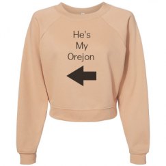 Women's Raglan Pullover Fleece