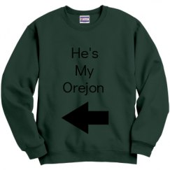 Unisex Film and Foil Crewneck Sweatshirt