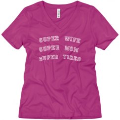 Ladies Relaxed Fit V-Neck Tee