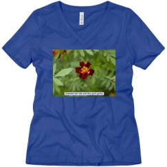 Ladies Relaxed Fit V-Neck Tee
