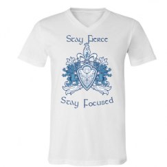 Unisex V-Neck Jersey Tee