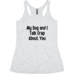 Ladies Slim Fit Super Soft Racerback Triblend Tank