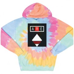Unisex Tie-Dye Fleece Hoodie