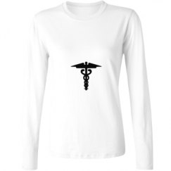 Ladies Relaxed Fit Basic Long Sleeve Tee