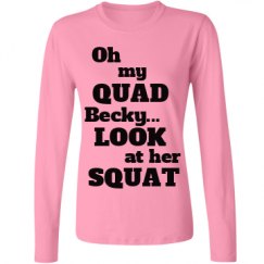 Ladies Relaxed Fit Basic Long Sleeve Tee