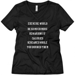 Ladies Relaxed Fit V-Neck Tee