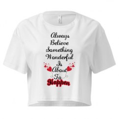 Ladies Festival Cali Crop Top Tee