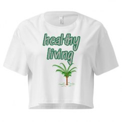 Ladies Festival Cali Crop Top Tee