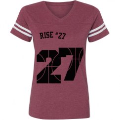 Ladies Relaxed Fit Vintage Sports Tee
