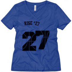 Ladies Relaxed Fit V-Neck Tee