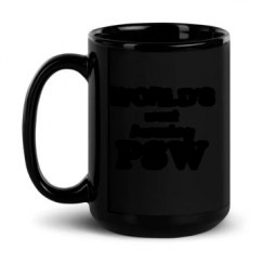 15oz Black Glossy Mug