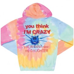 Unisex Tie-Dye Fleece Hoodie