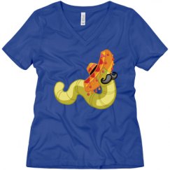 Ladies Relaxed Fit V-Neck Tee