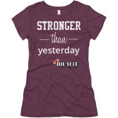 Ladies Slim Fit Super Soft Triblend Tee