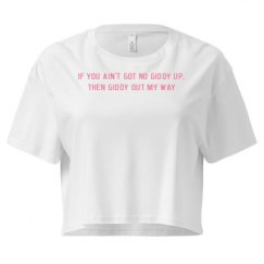 Ladies Festival Cali Crop Top Tee