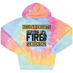 Unisex Tie-Dye Fleece Hoodie