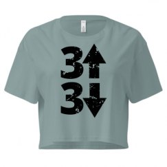 Ladies Festival Cali Crop Top Tee