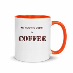 11oz Ceramic Mug with Color Inside