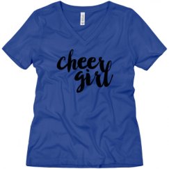 Ladies Relaxed Fit V-Neck Tee
