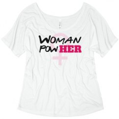 Ladies Flowy Slouchy Tee