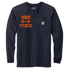 Unisex Carhartt Long Sleeve Henley Tee 