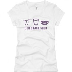 Ladies Slim Fit Basic Promo Jersey Tee