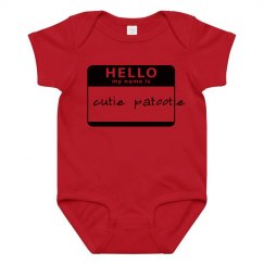 Cutie Patootie Onesie