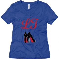 Ladies Relaxed Fit V-Neck Tee