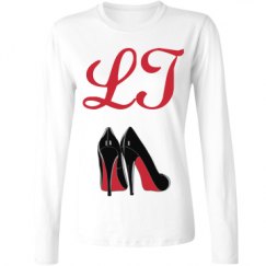 Ladies Relaxed Fit Basic Long Sleeve Tee