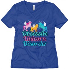 Ladies Relaxed Fit V-Neck Tee