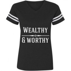 Ladies Relaxed Fit Vintage Sports Tee